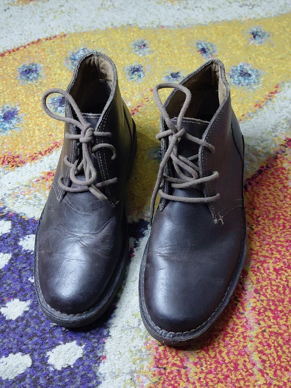 Dockers Chukka Classic Men’s Brown Leather Lace-Up Boots